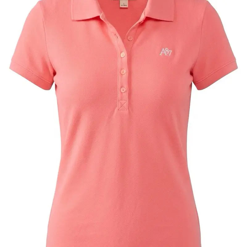 This is an Aeropostale A87 Piqué Polo in a vibrant pink sunset neon color with a white embroideredHow would you style this classic pink sunser? Drop your favorite outfit combinations in the comments below! #Aeropostale #PoloShirt #StyleInspo #OOTD #Engage