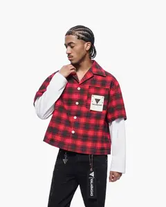Rip Layered Flannel Red