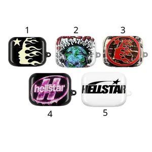He.llstar Airpod Case, Trending Street Style Airpods Case Cover For Airpods 1,2,3,4, Airpods Pro 1, 2, 3