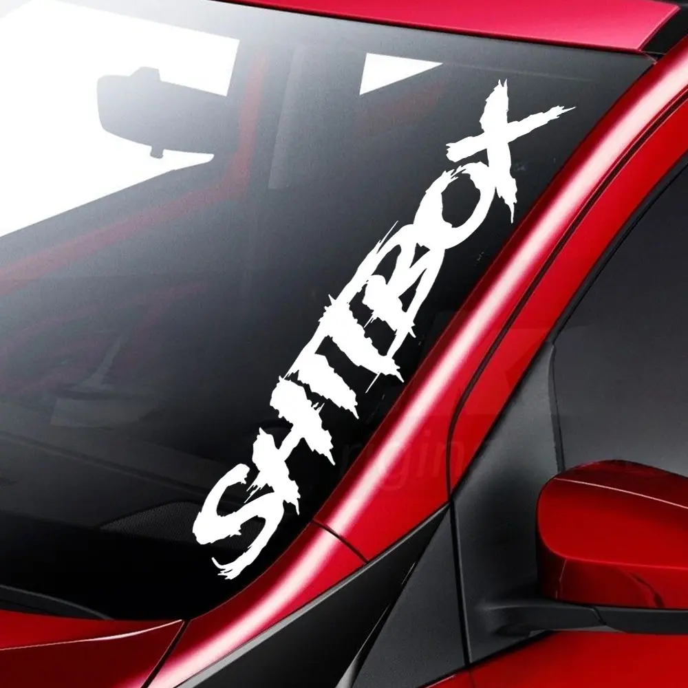 Version Lowrider Car Truck Window Windshield Lettering Decal Sticker Decals Stickers Drift Dub Lowered Fresh Detailed Stance Fitment 4x4