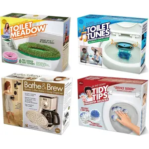 -O   Box Bundle Set 5, 4   Boxes, Wrap Your Real Present in a Funny Authentic -O Gag Present Box, Medium-Sized Novelty Gifting Box for sters, Holiday Gifting