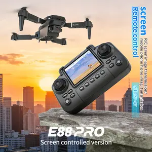 NEW Upgrade Edition Drone With Remote Control With Screen/without Screen, Dual Camera, Obstacle Avoidance, Brushless Motor, Foldable Arms, Ldeal For Night Flying