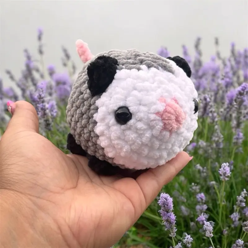 Handmade Opossum Crochet Plushie