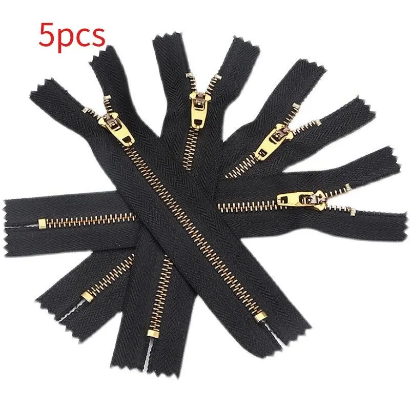 Simple and high-end No. 3 short zipper - DIY jeans placket replacement zipper and leather bag boot specific zipper accessory.