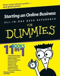 USED-Starting an Online Business All-in-one Desk Reference for Dummies by Shannon Belew (Paperback)
