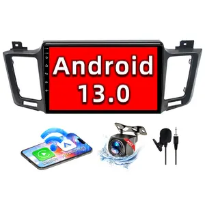 Android 13 Car Radio for Toyota RAV4 2013-2018 10 inch TouchScreen Stereo with Wireless CarPlay/Android Auto/Mirror Link/Backup Camera
