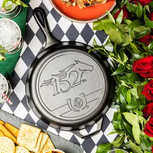 10.25 Inch Seasoned Cast Iron Kentucky Derby Skillet