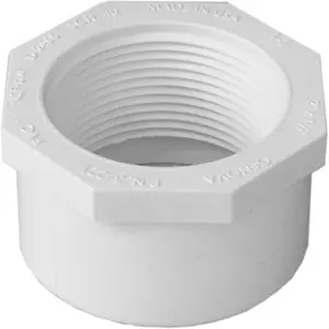 Genova Products 2 in. X 1-.50 in. PVC Reducing Bushing 34221