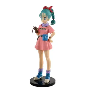 15cm  Figures Childhood Bulma Action Figurine Pvc Statue Model Doll Collectible Room Decoration Gifts