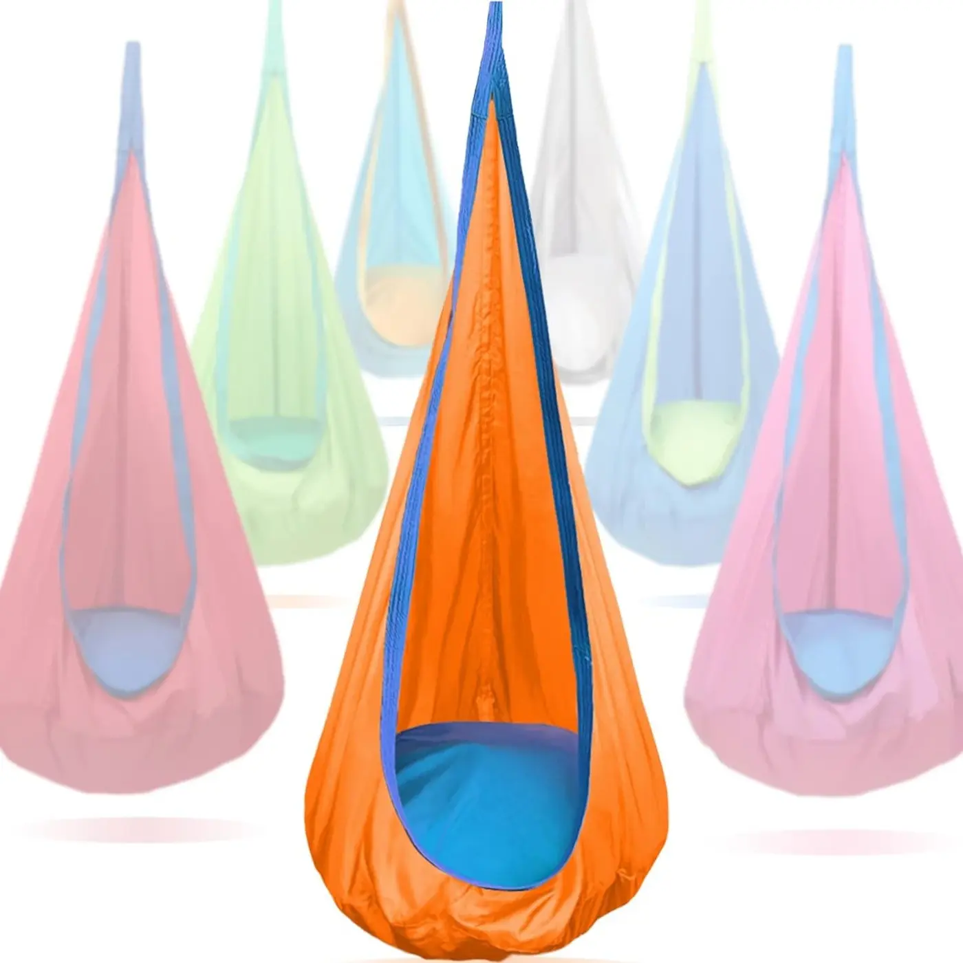 Swing Chair Indoor Outdoor Use, Soft Safe High Load Capacity, Easy Installation, Suitable for Bedroom Garden Playroom, Patio Swing Chair, Patio Swings Chairs