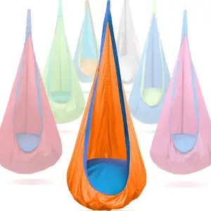 Swing Chair Indoor Outdoor Use, Soft Safe High Load Capacity, Easy Installation, Suitable for Bedroom Garden Playroom, Patio Swing Chair