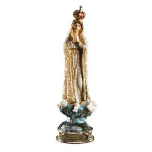 9-1/4" Our Lady of Fatima Statue