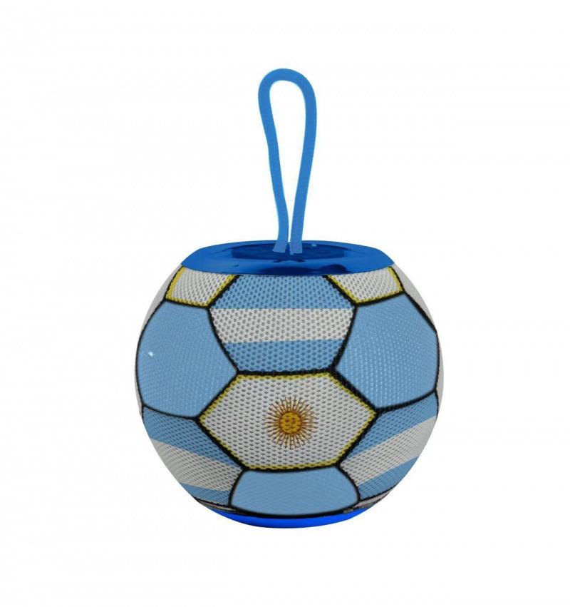 Soccer-shaped Bluetooth speaker with LED light, portable wireless speaker for sports, outdoor activities, and gifts