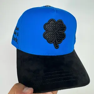 Hat Black Trebol Blue