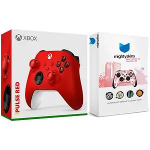 Xbox Wireless Controller for Series X, Series S, Windows with MightySkins Custom Skin Code - Pulse Red