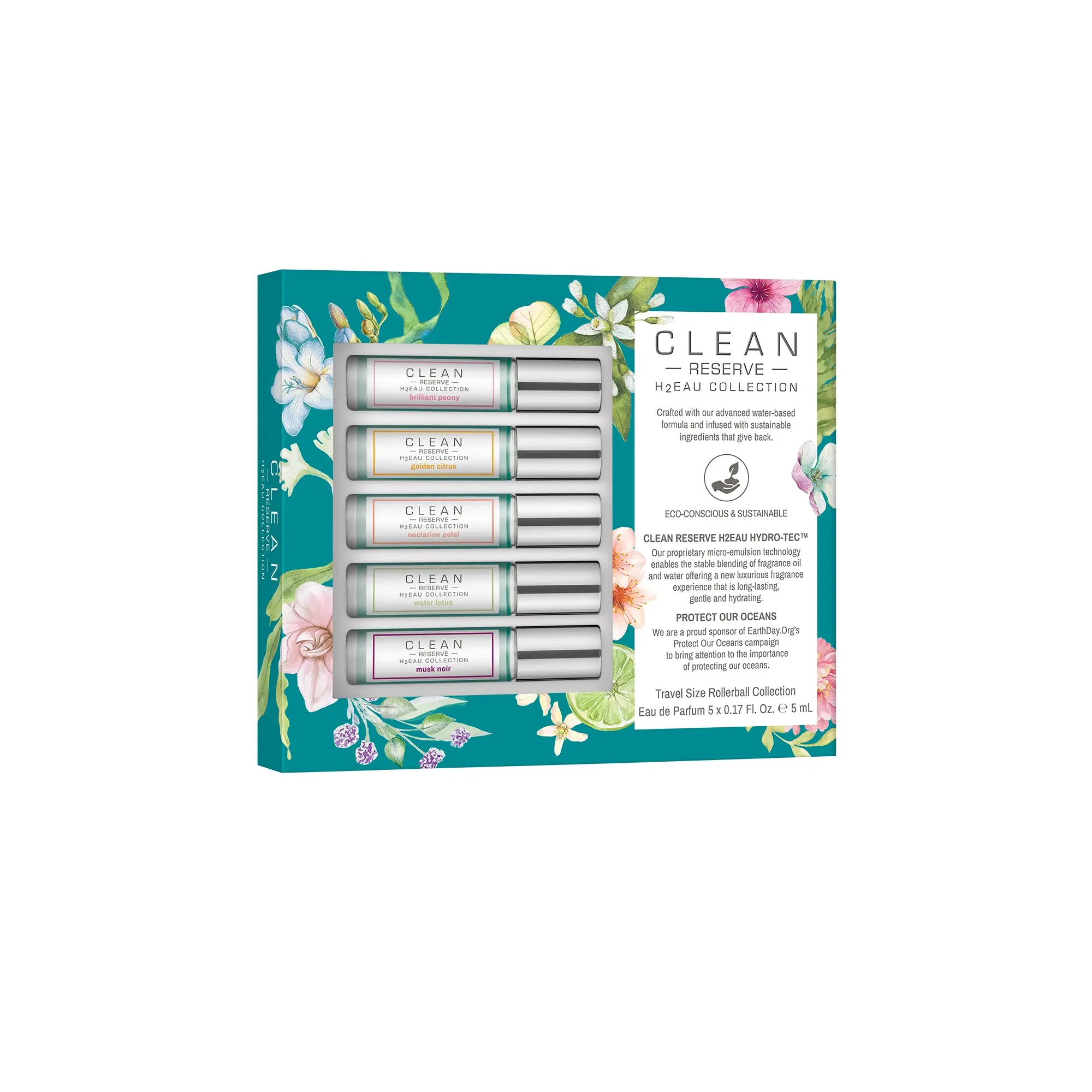 RESERVE H2EAU | Travel Rollerball Set Eau de Parfum | Water-Based Perfume | Alcohol-Free Perfume | Aquatic Fragrance