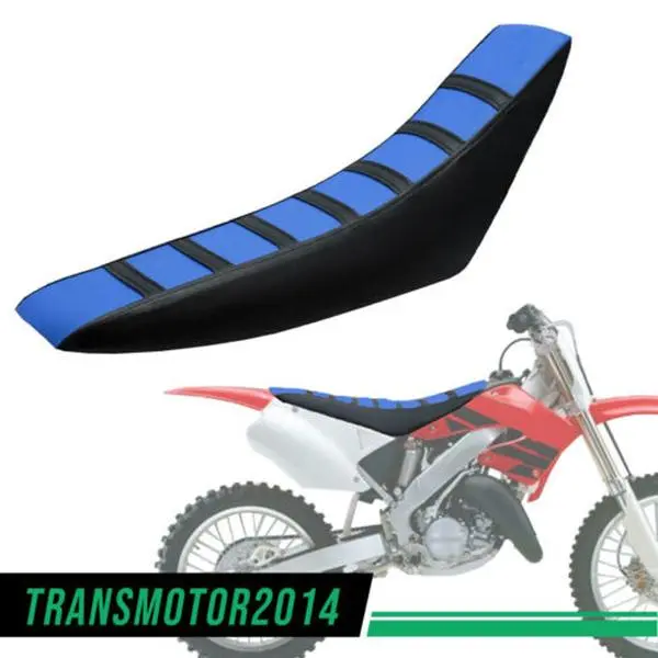 CROSSDESIGN Soft Rubber Gripper Motorcycle & Motorbike Seat Cover - Waterproof, Easy-Fit, USA-Made Automotive Interior Accessory, Universal Fit, Protects Against Grease, Compatible with Honda CR125R-CR80R & CRF100F-CRF150F