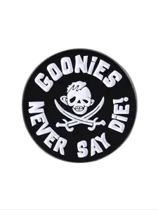 Punk Style Enamel Skull Brooch Pin, Unisex Fashion Badge for Backpacks & Collars, Perfect Gift for Friends, Daily Wear Men's Jewelry, Enamel Lapel Pins