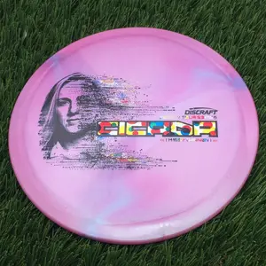 Discraft Special Blend Titanium Metallic Big Z Pearl Cicada with 2026 Missy Gannon Tour Series Stamp - 176.5g - Fuschia Purple