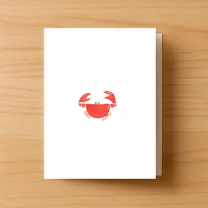 Crab Greeting Card