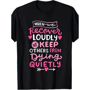 Pride T-Shirt for Alcohol Addiction Organization | A Vintage-Style Tee for Anonymous Alcohol Groups, Featuring a Comfortable And Casual Short-Sleeve Design, Perfect for The 12-Step Program And Daily Use, with a Round Neckline