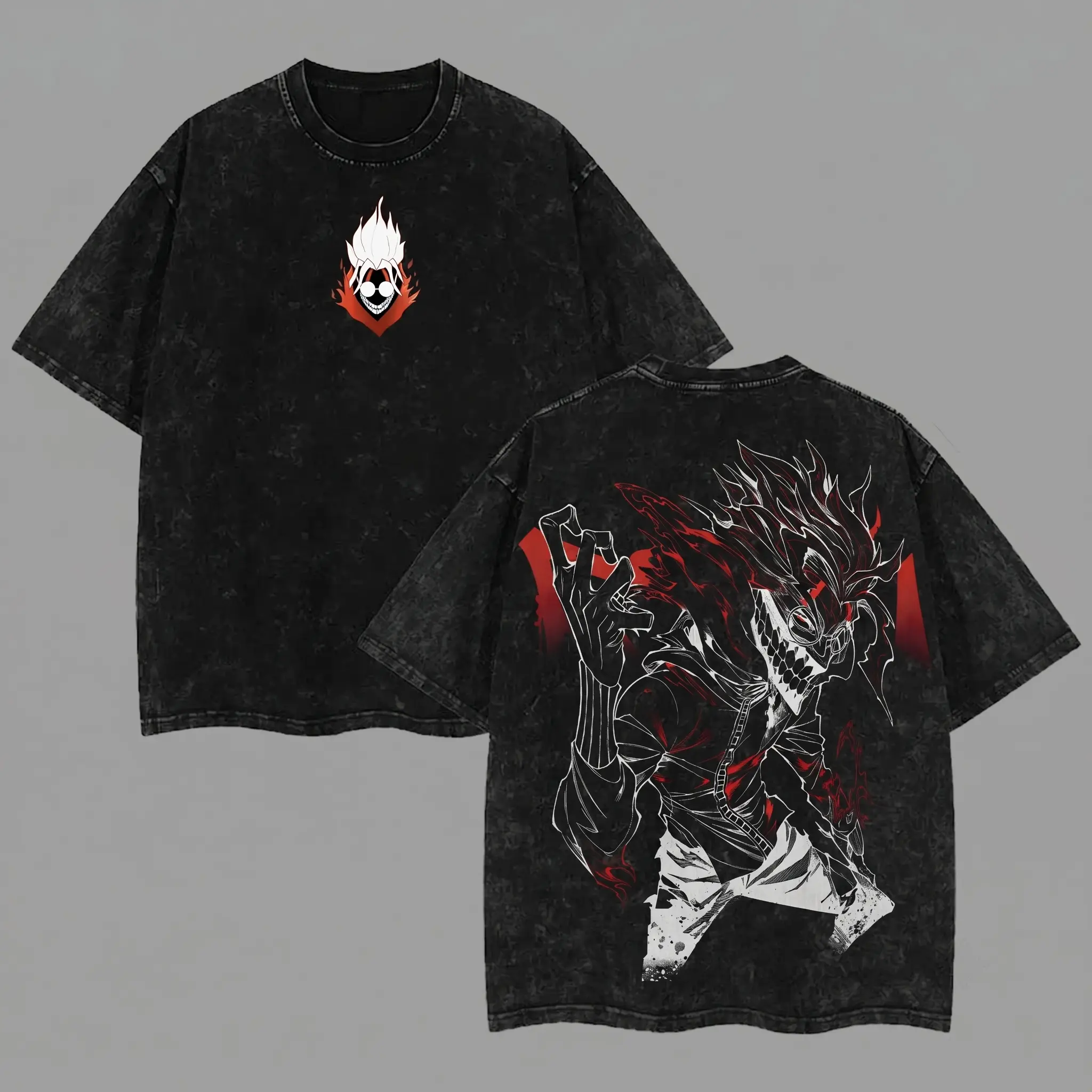 Okarun Inspired Anime Tee, Dandadan Manga Graphic Shirt, Double-Sided Graphic Tee, Oversized Streetwear T-shirt, Lightweight Cotton Top, Gift for Manga & Anime Fans