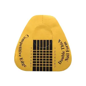 Black Bee-Shaped Nail Art Styling Guide Forms - Acrylic & UV Gel Extension Tips Builder Stencil for Manicure, Precision Bee Pattern Template for Shaping Nails. Ideal for Positioning & Detailing, Enhances Nail Contour Accuracy & Dimensional Effect