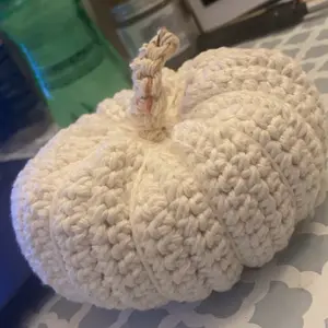 Crochet pumpkin