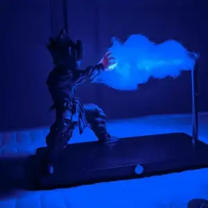 DB Action Figure -Energy Wave Magnetic Levitation Night LightAmbient Decor Display