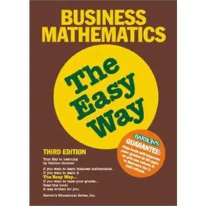 USED-Business Math the Easy Way (Barron's Easy Series) by Calman Goozner (Paperback)