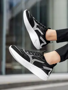 Men's Thick-Soled Breathable Mesh Running Shoes, Ultra-Lightweight Soft Cushion Sneakers, Perfect for Outdoor Sports & Daily Casual Wear