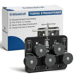 AltitudeCraft Tubing Straightener for 3/16" - 1.0" Diameters, Professional Brake and Fuel Line Straightening Tool for Copper and Aluminum