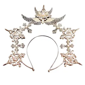 Angel Wing Headband Cosplay Prop for Teenagers, Halloween Festival Party