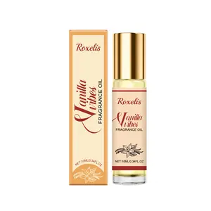 Roxelis "Vanilla Roll-On Perfume – Niche Fragrance with Long-Lasting, Natural Freshness and Elegant Charm, Subtle and Graceful Scent in a Convenient Roll-On Format."