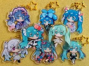Hatsune Miku Keychains | Double Sided Acrylic Keychain