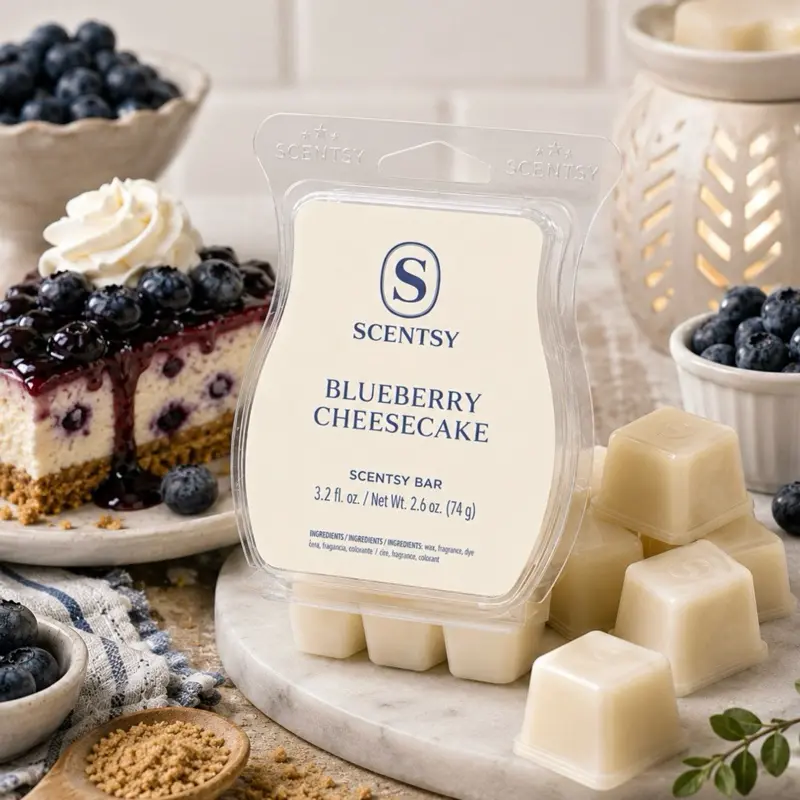 Scentsy Blueberry Cheesecake Wax Bar