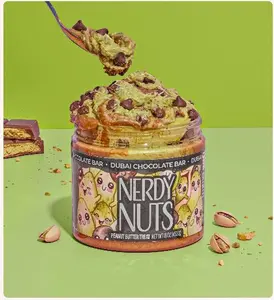 HOT-2026!!! nerdy nuts-Dubai Chocolate Bar Peanut Butter Treat