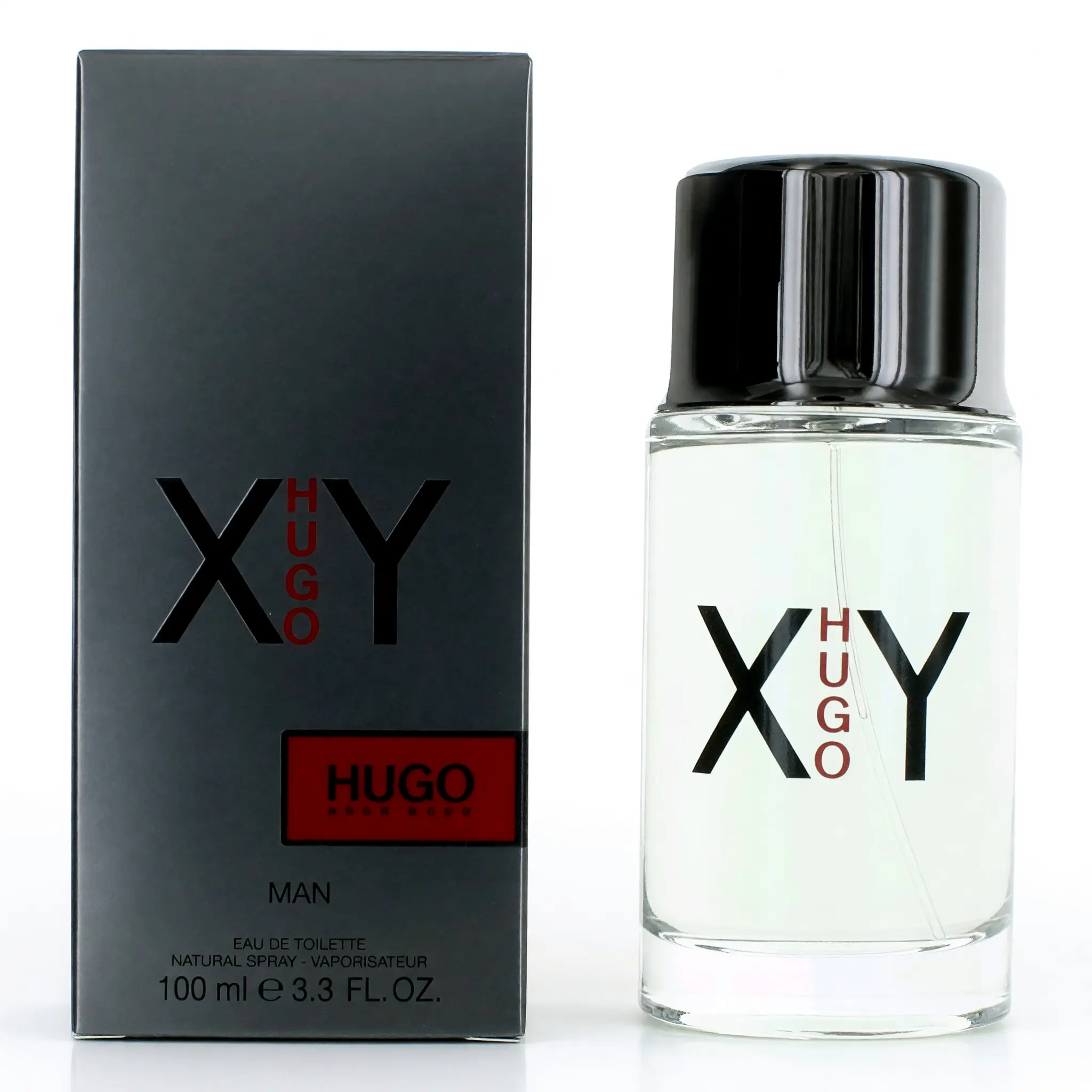 Hugo XY by Hugo Boss, 3.3 oz EDT Spray for Men, Signature Scent, Aromatic, 3.3 Fl Oz, Mint Basil, Fine Mist Spray Men's Fragrance, Modernized With Mint And Basil
