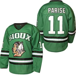 Men's #11 Green Hockey Jersey Vintage Athletic Wear, Pro Style Uniform for Sports Fans, Game Day & Casual Wear