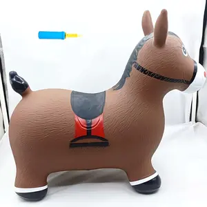A Bouncy Horse Toy for Toddlers, an Inflatable Riding And Jumping Animal Companion, Suitable for Children Aged 2 to 6 for Indoor And Outdoor Play, a Lively Birthday Or Holiday Gift