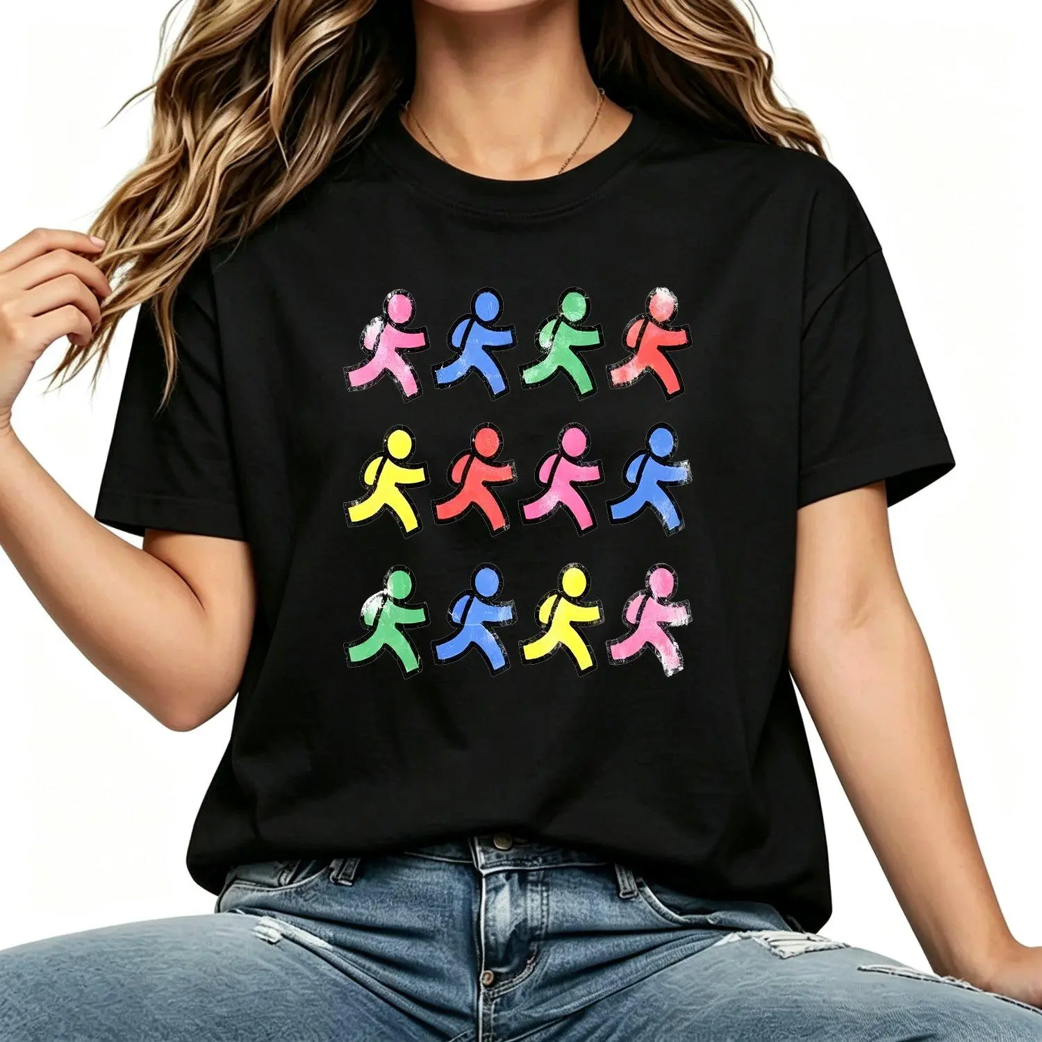 Vintage Aim Tee Witty Sarcastic Meme Inspired Graphic T Shirt Relatable Millennial Humor Casual Retro Style Unisex Everyday Wear