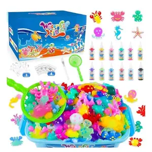 Magic Water Elf Toy Kit, Aqua Fairy Water Gel Kit,Christmas Gifts for Kids Ages with 12 Gels and 6 Molds, DIY Squishy Maker Set, Kids Christmas Gifts, DIY Crafts for Boys and Girls Ages 3+