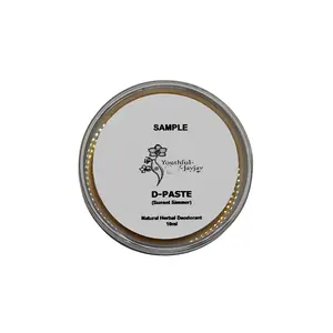 D-PASTE:  Sunset Simmer - Natural Organic Herbal Deodorant, 10ml Sample