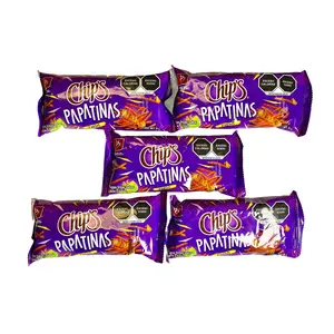 5 - PK PAPATINAS CHIPS - 31 GRAMS PER BAG - Snack Crispy Crunchy Bite - MEXICAN CHIPS - PAPITAS MEXICANAS - SABRITAS