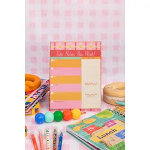 BANDO - Week to Week Desk Planner, Take Notes This Week