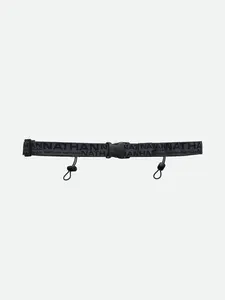 NATHAN Race Number Belt Nutrition Waist Belt for Runners with 3 Elastic Loops and 3 Attachments Ideal for Triathletes