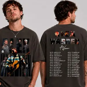 Alex Warren 2026 Tour Shirt, Vintage Concert Tee, Indie Music Fan Shirt, Retro Graphic T-Shirt, Alex Warren Merch Gift DLK