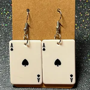 Cute Poker earrings