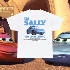 Sally Cars Movie, Sally, Lightning Mcqueen shirt, Lightning Mcqueen Kachow, Cars Movie, Vintage Car Tee, Cars Cartoon Shirt, Lightning