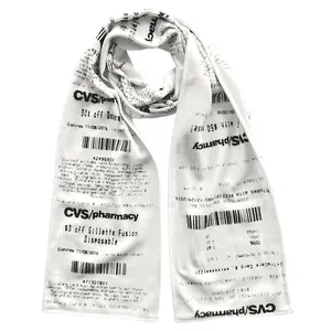 CVS Receipt Scarf, Hilarious, Double Sided, 100% Fleece Scarf. Looks Just Like a Real CVS Receipt. Perfect for fall, winter, and spring. Unisex, great for all ages. Makes a perfect gift!